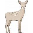 Autumn Mini Kit Chipboard Deer 