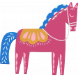 Scandinavian Element Chipboard Horse 2