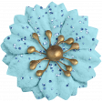 Blessed Add-On: Blue Glitter Flower