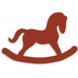 A Savior is Born Christmas Rocking Horse