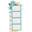 Teal Yellow Journal Cluster Frame