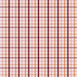 Peach & Burgundy Plaid Paper