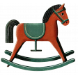 Retro Toy Rocking Horse