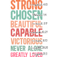 Scripture Word Art Affirmations