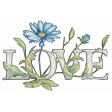 Botanical Love Word Art