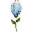 Touch of Frost - winter flower sticker 2