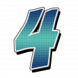 Super Hero Number Color 4
