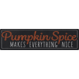 Pumpkin Spice Love - Chalky Word Art 1