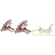 Christmas Sleigh with Reindeer