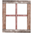 Wooden Easter Window