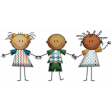 Kumbaya Mini Sticker (group)