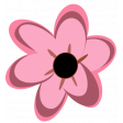 Asymmetrical flower