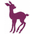 Maroon Deer Sticker
