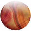 Topaz Swirl Glass Pebble
