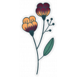 Bohemian Breeze - Flower Sticker 01