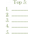 Art Of Everyday - Top 5 List