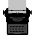 Typewriter Shape Template