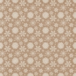 Sweater Weather Papers - Brown With White Snowflake