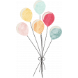 Birthday Wishes - Balloon Cluster