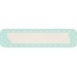 Birthday Wishes - Blue Polka Dot Tag