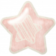 Birthday Wishes - Pink Puffy Balloon Star