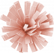 Birthday Wishes - Pink Frilled Paper Flower
