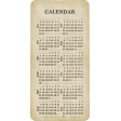 Birthday Wishes - Calendar Card