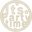 Birthday Wishes - It's Party Time Wordart