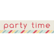 Birthday Wishes - Party Time Label