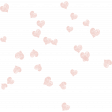 Birthday Wishes - Pink Heart Scatter Stamp