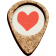 Furry Friends - Kitty - Corkboard Heart Pointer