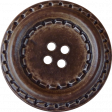 Button Mix Set # 04 - Dark Brown Button 01