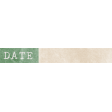 Jane - Word Art - Green Date Label