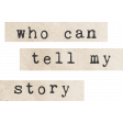Jane - Word Art - Who Can Tell My Story