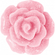 Shine - Pink Resin Flower Button