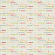 Birthday Wishes - Colorful Words Paper