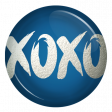 The Best Is Yet To Come 2017 Flair  - Blue and Silver XOXO