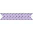 The Good Life: August Bits & Pieces - Purple Dotted Banner Sticker