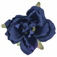 Cozy Kitchen Navy Blue Silk Flower