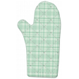 Cozy Kitchen Mint Green Oven Glove