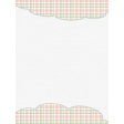 Cozy Kitchen Fabric Journal Cards - Cloudy Plaid - 3x4
