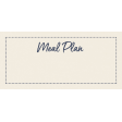 Cozy Kitchen - Meal Plan Label