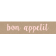 Cozy Kitchen - Bon Appetit Word Strip