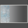 Frame With Floral Overlay and Gradient Overlay
