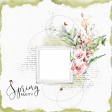 Spring Beauty- One Photo Layout