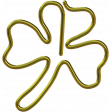 Clover paperclip 