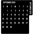 Calendar September 2025