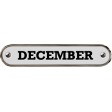 December Sign
