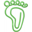 Footprint paperclip
