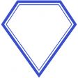 Diamond shaped label template
